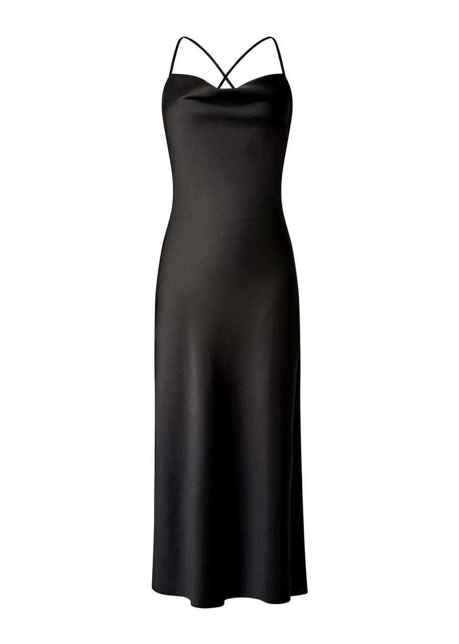 Satin Midi Dress