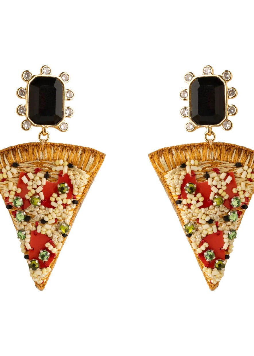 Luxe Pizza Earrings