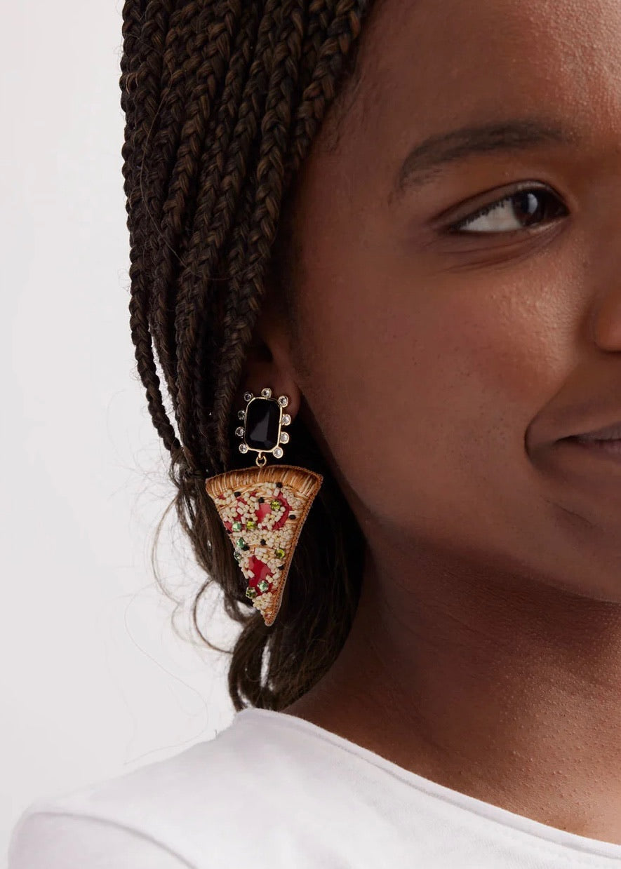 Luxe Pizza Earrings