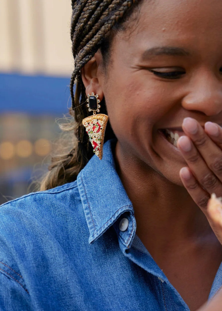 Luxe Pizza Earrings